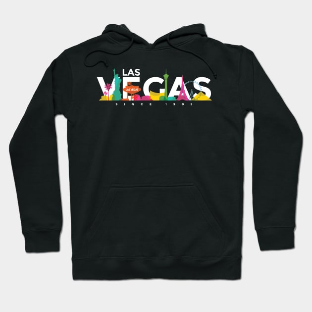 Souvenir Tourist Las Vegas product - Las Vegas Gift Tee Hoodie by Blue Zebra